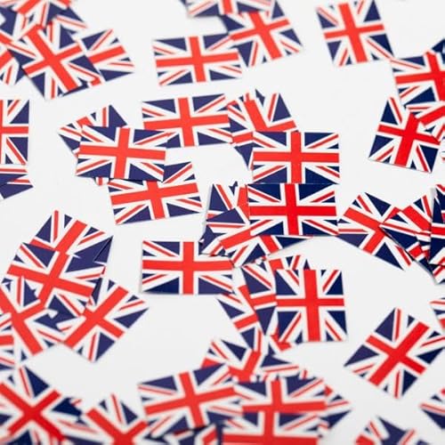 Tisch Konfetti England Großbritannien 150 Stück Union Jack von Globos