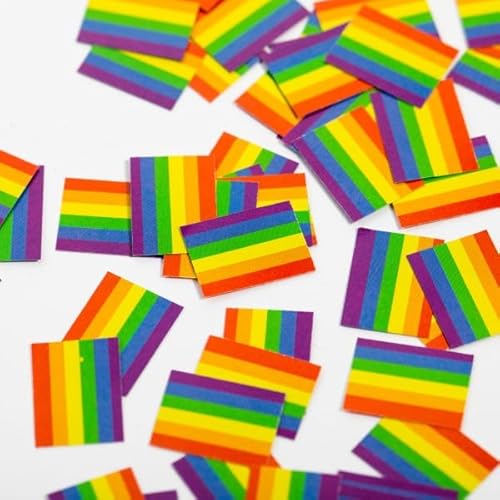 Tisch Konfetti Regenbogen 150 Stück Pride LGBTQ von Globos