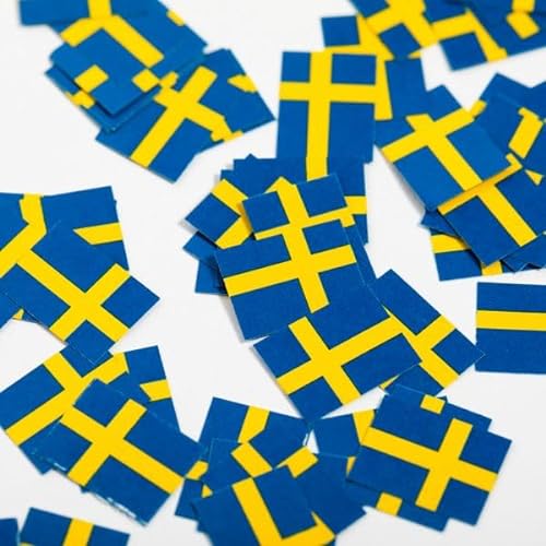 Tisch Konfetti Schweden 150 Stück von Globos
