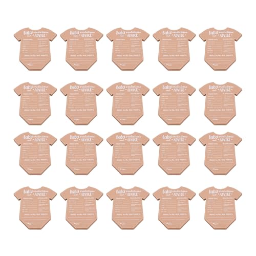 Glomora 20pcs Beratungskarten Kraftpapier dick, Duschdekorationskarten für Partys Hochzeiten, Geschlecht enthüllen, Mädchen Boy Party Dekorationen Glomora 20pcs Beratungskarten Kraftpapier dick, Duschdekorationskarten für Partys Hochzeiten, Geschlecht enthüllen, Mädchen Boy Party Dekorationen von Glomora