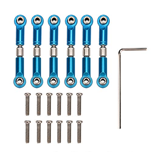 Glomora 6pcs Lenkverknüpfungsstäbe, RC -LKW -Upgrade -Teile Metalllenker Lenkungsstangen für Wltoys 1/18 Modellauto Glomora 6pcs Lenkverknüpfungsstäbe, RC -LKW -Upgrade -Teile Metalllenker Lenkungsstangen für Wltoys 1/18 Modellauto von Glomora