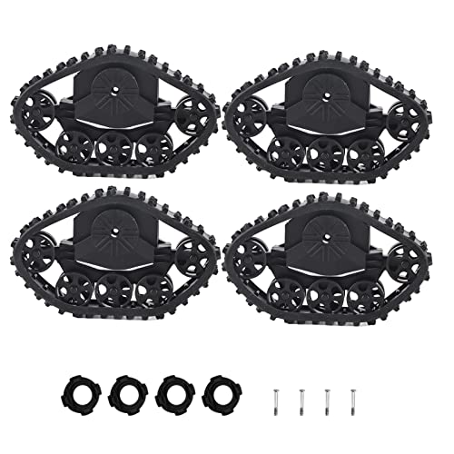 Glomora RC Truck Track Wheel, 4pcs Track Wheel Tire Crawler -Reifen -Zubehör -Teile für WPL 1 16 RC Militärwagen Glomora RC Truck Track Wheel, 4pcs Track Wheel Tire Crawler -Reifen -Zubehör -Teile für WPL 1 16 RC Militärwagen von Glomora