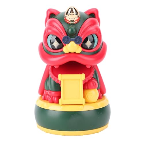 Glomora Solar Powered Dancing Nicken Figur multifunktional niedliche Auto -Armaturenbrett -Ornamente für Zuhause (Green) von Glomora
