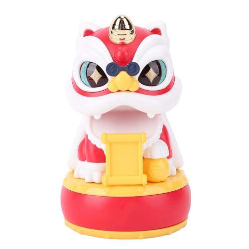 Glomora Solar Powered Dancing Nicken Figur multifunktional niedliche Auto -Armaturenbrett -Ornamente für Zuhause (Red) von Glomora