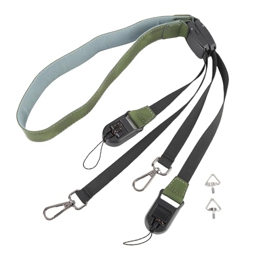 Glomora Tragbares Lanyard PU Leder Dual Head Schnellfreisetzungen Nackengurt abnehmbar für RC1 RC2 RC Pro -Fernbedienung mit Bildschirm Glomora Tragbares Lanyard PU Leder Dual Head Schnellfreisetzungen Nackengurt abnehmbar für RC1 RC2 RC Pro -Fernbedienung mit Bildschirm von Glomora