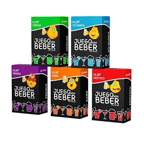 Glop 500 Cartas - Posiblemente EL Mejor Juegos de Mesa Adulto para Beber - Juegos para Beber - Juegos de Cartas para Fiestas - Juegos de Mesa Adultos - Regalos Originales para Hombres y Mujeres Glop 500 Cartas - Posiblemente EL Mejor Juegos de Mesa Adulto para Beber - Juegos para Beber - Juegos de Cartas para Fiestas - Juegos de Mesa Adultos - Regalos Originales para Hombres y Mujeres von Glop