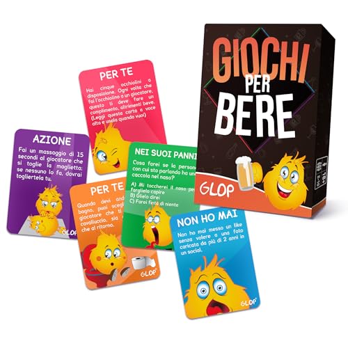 Glop 500 Carte - Giochi da Tavolo Adulti - Giochi per Bere - Giochi Alcolici per Feste - Giochi di Carte Adulti - Giochi di società - Dinking Game - Idee Regalo Glop 500 Carte - Giochi da Tavolo Adulti - Giochi per Bere - Giochi Alcolici per Feste - Giochi di Carte Adulti - Giochi di società - Dinking Game - Idee Regalo von Glop
