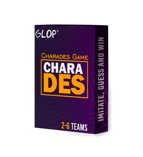 Glop Charades - Games for Adults - Family Board Games for Adults and Kids Ages 8 and Up - Party Games for 2 to 6 Teams - Card Games - Family Games - Board Game- Board Games for Adults von Glop