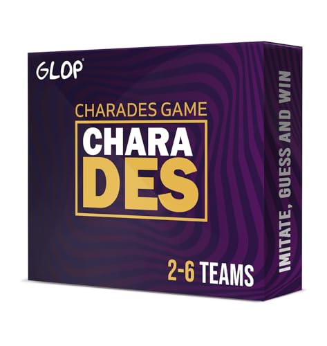 Glop Charades - Games for Adults - Family Board Games for Adults and Kids Ages 8 and Up - Party Games for 2 to 6 Teams - Card Games - Family Games - Board Game- Board Games for Adults von Glop