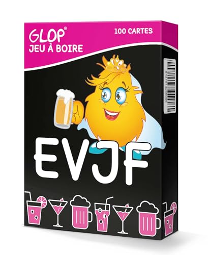 Glop Enterrement de Vie de Jeune Fille - EVJF - Jeu à Boire - Jeu Evjf - Bride to Be - Team Bride - Jeux de Cartes Adulte - Jeu de Société Pour Apéro & Soirées - 100 Cartes von Glop