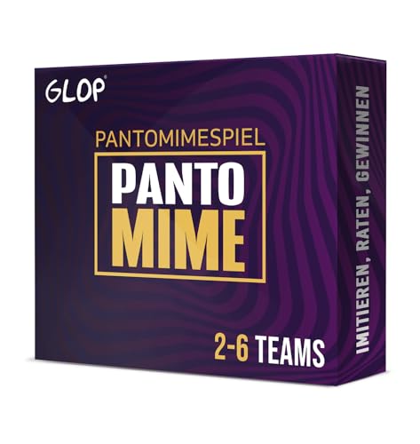 Glop Pantomime, Pantomime Spiel, Brettspiele für Kinder ab 8 Jahren und Erwachsene, Gesellschaftsspiele für die Ganze Familie, Familienspiel, Brettspiele Familienspiele, Spiele für Erwachsene. Glop Pantomime, Pantomime Spiel, Brettspiele für Kinder ab 8 Jahren und Erwachsene, Gesellschaftsspiele für die Ganze Familie, Familienspiel, Brettspiele Familienspiele, Spiele für Erwachsene. von Glop