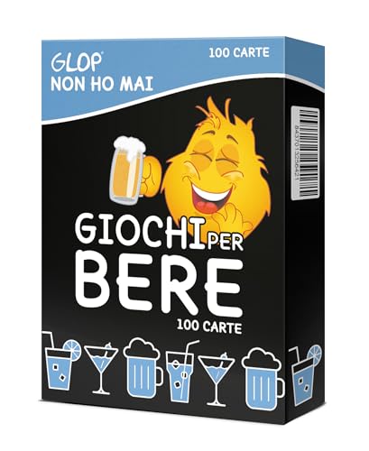 Glop Non ho Mai - Giochi per Bere - Giochi Alcolici per Feste - Giochi da Tavolo per Adulti - Giochi di Carte Adulti - Giochi di società - Dinking Game - Idee Regalo von Glop