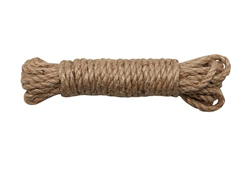 GLOREX 6 1860 228 - Jutecord, 8 mm dickes, festes Strickseil, Länge 10 m, für Haus- und Gartenarbeiten, zum Basteln und Dekorieren GLOREX 6 1860 228 - Jutecord, 8 mm dickes, festes Strickseil, Länge 10 m, für Haus- und Gartenarbeiten, zum Basteln und Dekorieren von GLOREX