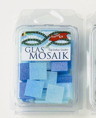 Glorex 6 2430 01 – Mosaik Starter-Set, 200 g, Blau von GLOREX