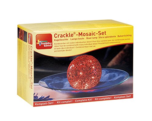 Glorex GmbH 6 2464 04 Creativset Crackle Mosaic Kugel, Spiel von Glorex