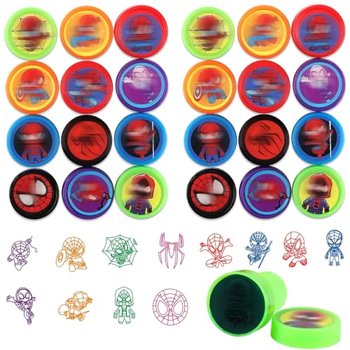 Gloryit 24 stück Stempel Kinder, Stempel Selbstfärbend,Stempel Set für Kinder,Buntes Stempelset aus Kunststoff, Ideal para Fiestas de CumpleañOs Infantiles Gloryit 24 stück Stempel Kinder, Stempel Selbstfärbend,Stempel Set für Kinder,Buntes Stempelset aus Kunststoff, Ideal para Fiestas de CumpleañOs Infantiles von Gloryit
