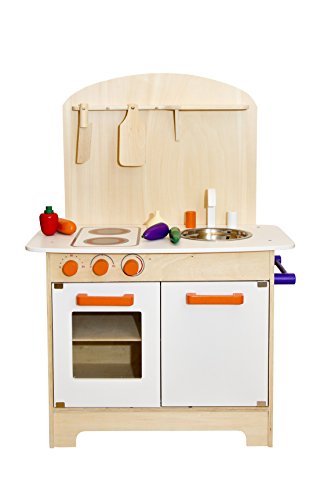 Glow2B Spielwaren 1000016 - Küche aus Holz mit viel Zubehör Glow2B Spielwaren 1000016 - Küche aus Holz mit viel Zubehör von DXQ