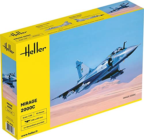 Heller 80426 Modellbausatz Dassault Mirage 2000 C von Glow2B
