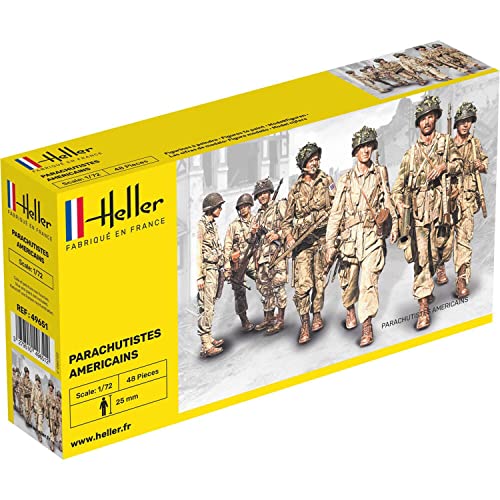 Heller Classic 49651 - US FALLSCHIRMJÄGER, 48 Teile von Glow2B