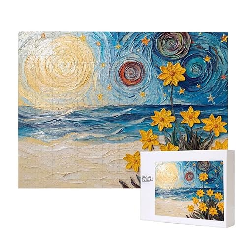 Abstract Sternenhimmel Puzzle 2000 Teile Puzzles Erwachsene, Helle und farbenfrohe Puzzles, Indoor-Puzzle-Kreativspiel zur Entspannung von Erwachsenen und Erziehung oder als Geschenk I-56 von Glslmznq