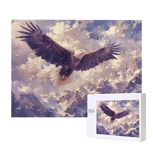 Adler Puzzle 300 Teile Puzzles Erwachsene, Helle und farbenfrohe Puzzles, Indoor-Puzzle-Kreativspiel zur Entspannung von Erwachsenen und Erziehung oder als Geschenk I-440 von Glslmznq