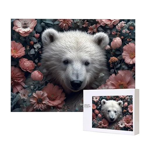 Bär Puzzle 2000 Teile Puzzles Erwachsene, Helle und farbenfrohe Puzzles, Indoor-Puzzle-Kreativspiel zur Entspannung von Erwachsenen und Erziehung oder als Geschenk I-716 von Glslmznq