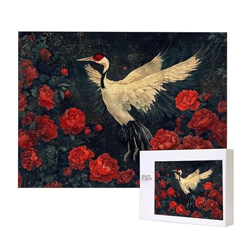 Blumen Kranich Puzzle 200 Teile Puzzles Erwachsene, Helle und farbenfrohe Puzzles, Indoor-Puzzle-Kreativspiel zur Entspannung von Erwachsenen und Erziehung oder als Geschenk I-339 Blumen Kranich Puzzle 200 Teile Puzzles Erwachsene, Helle und farbenfrohe Puzzles, Indoor-Puzzle-Kreativspiel zur Entspannung von Erwachsenen und Erziehung oder als Geschenk I-339 von Glslmznq