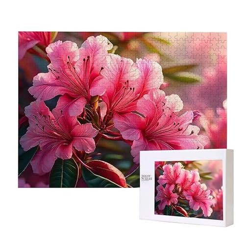 Blumen Pink Puzzle 2000 Teile Puzzles Erwachsene, Helle und farbenfrohe Puzzles, Indoor-Puzzle-Kreativspiel zur Entspannung von Erwachsenen und Erziehung oder als Geschenk I-320 von Glslmznq