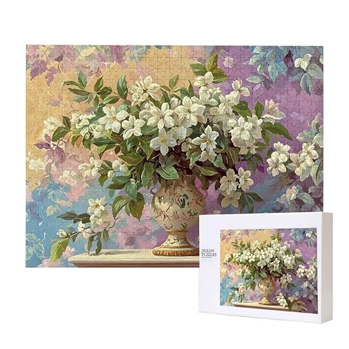 Blumen Vase Puzzle 300 Teile Puzzles Erwachsene, Helle und farbenfrohe Puzzles, Indoor-Puzzle-Kreativspiel zur Entspannung von Erwachsenen und Erziehung oder als Geschenk I-334 Blumen Vase Puzzle 300 Teile Puzzles Erwachsene, Helle und farbenfrohe Puzzles, Indoor-Puzzle-Kreativspiel zur Entspannung von Erwachsenen und Erziehung oder als Geschenk I-334 von Glslmznq