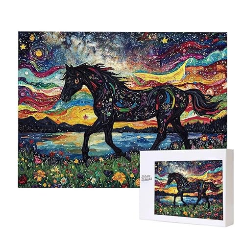 Dark Horse Puzzle 500 Teile Puzzles Erwachsene, Helle und farbenfrohe Puzzles, Indoor-Puzzle-Kreativspiel zur Entspannung von Erwachsenen und Erziehung oder als Geschenk I-259 Dark Horse Puzzle 500 Teile Puzzles Erwachsene, Helle und farbenfrohe Puzzles, Indoor-Puzzle-Kreativspiel zur Entspannung von Erwachsenen und Erziehung oder als Geschenk I-259 von Glslmznq