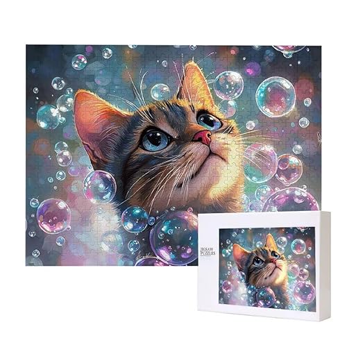 Dreamy Cat Puzzle 200 Teile Puzzles Erwachsene, Helle und farbenfrohe Puzzles, Indoor-Puzzle-Kreativspiel zur Entspannung von Erwachsenen und Erziehung oder als Geschenk I-503 Dreamy Cat Puzzle 200 Teile Puzzles Erwachsene, Helle und farbenfrohe Puzzles, Indoor-Puzzle-Kreativspiel zur Entspannung von Erwachsenen und Erziehung oder als Geschenk I-503 von Glslmznq