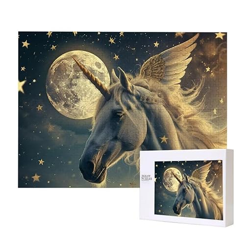 Einhorn Puzzle 200 Teile Puzzles Erwachsene, Helle und farbenfrohe Puzzles, Indoor-Puzzle-Kreativspiel zur Entspannung von Erwachsenen und Erziehung oder als Geschenk I-135 Einhorn Puzzle 200 Teile Puzzles Erwachsene, Helle und farbenfrohe Puzzles, Indoor-Puzzle-Kreativspiel zur Entspannung von Erwachsenen und Erziehung oder als Geschenk I-135 von Glslmznq