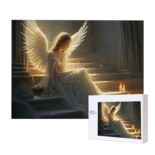 Engel Frau Puzzle 2000 Teile Puzzles Erwachsene, Helle und farbenfrohe Puzzles, Indoor-Puzzle-Kreativspiel zur Entspannung von Erwachsenen und Erziehung oder als Geschenk I-658 von Glslmznq