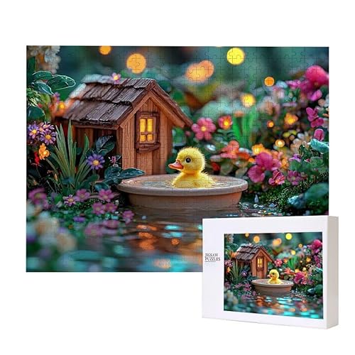 Enten Landschaft Puzzle 1500 Teile Puzzles Erwachsene, Helle und farbenfrohe Puzzles, Indoor-Puzzle-Kreativspiel zur Entspannung von Erwachsenen und Erziehung oder als Geschenk I-739 von Glslmznq