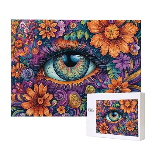 Farbe Augen Puzzle 2000 Teile Puzzles Erwachsene, Helle und farbenfrohe Puzzles, Indoor-Puzzle-Kreativspiel zur Entspannung von Erwachsenen und Erziehung oder als Geschenk I-40 von Glslmznq