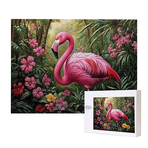 Flamingo Puzzle 2000 Teile Puzzles Erwachsene, Helle und farbenfrohe Puzzles, Indoor-Puzzle-Kreativspiel zur Entspannung von Erwachsenen und Erziehung oder als Geschenk I-360 von Glslmznq