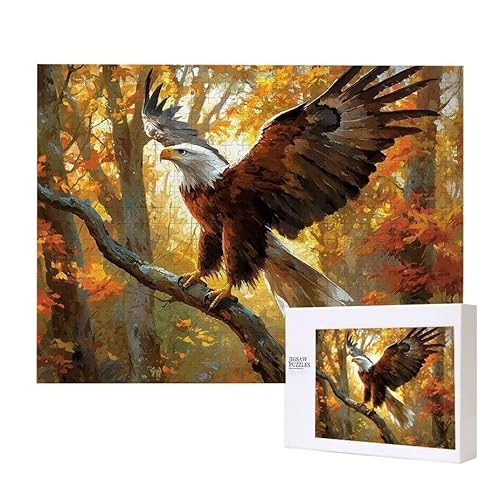 Forest Eagle Puzzle 3000 Teile Puzzles Erwachsene, Helle und farbenfrohe Puzzles, Indoor-Puzzle-Kreativspiel zur Entspannung von Erwachsenen und Erziehung oder als Geschenk I-635 von Glslmznq