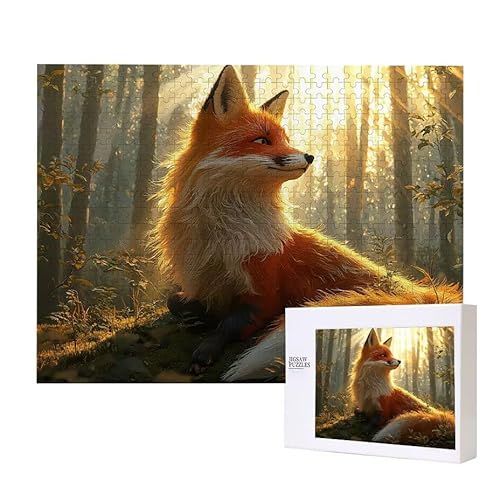 Fox Forest Puzzle 500 Teile Puzzles Erwachsene, Helle und farbenfrohe Puzzles, Indoor-Puzzle-Kreativspiel zur Entspannung von Erwachsenen und Erziehung oder als Geschenk I-279 Fox Forest Puzzle 500 Teile Puzzles Erwachsene, Helle und farbenfrohe Puzzles, Indoor-Puzzle-Kreativspiel zur Entspannung von Erwachsenen und Erziehung oder als Geschenk I-279 von Glslmznq