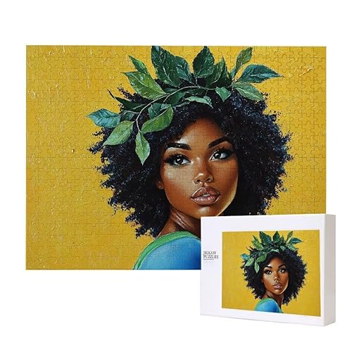 Frau Puzzle 2000 Teile Puzzles Erwachsene, Helle und farbenfrohe Puzzles, Indoor-Puzzle-Kreativspiel zur Entspannung von Erwachsenen und Erziehung oder als Geschenk I-548 von Glslmznq