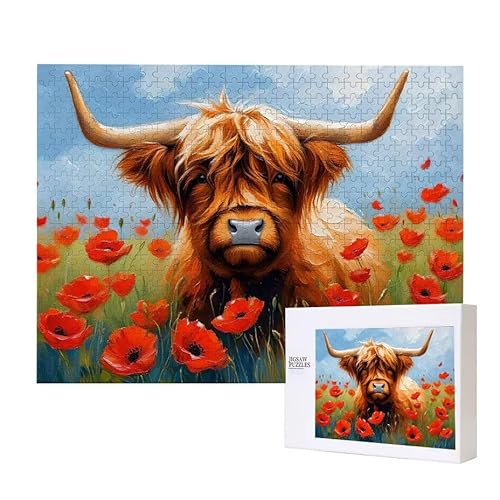 Gaoyuan Rinder Puzzle 3000 Teile Puzzles Erwachsene, Helle und farbenfrohe Puzzles, Indoor-Puzzle-Kreativspiel zur Entspannung von Erwachsenen und Erziehung oder als Geschenk I-187 von Glslmznq