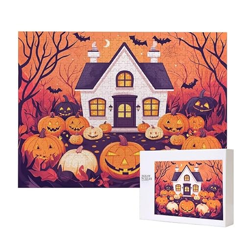 Halloween Kürbis Puzzle 2000 Teile Puzzles Erwachsene, Helle und farbenfrohe Puzzles, Indoor-Puzzle-Kreativspiel zur Entspannung von Erwachsenen und Erziehung oder als Geschenk I-668 von Glslmznq
