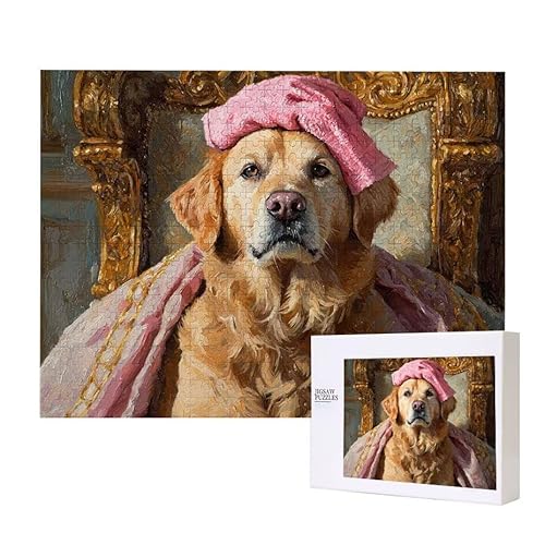 Hund als Haustier Puzzle 3000 Teile Puzzles Erwachsene, Helle und farbenfrohe Puzzles, Indoor-Puzzle-Kreativspiel zur Entspannung von Erwachsenen und Erziehung oder als Geschenk I-49 von Glslmznq