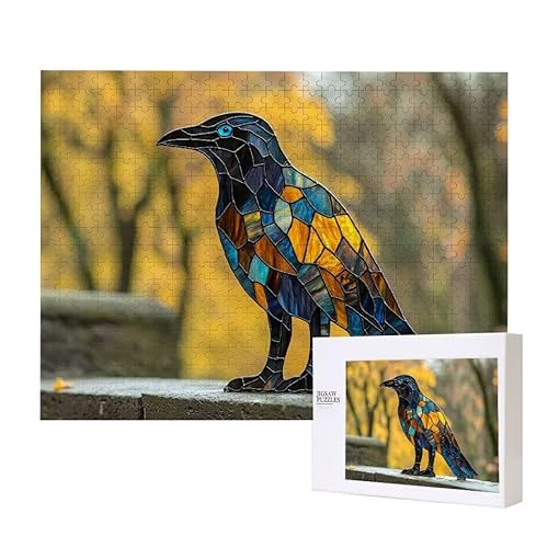 Krähe Puzzle 2000 Teile Puzzles Erwachsene, Helle und farbenfrohe Puzzles, Indoor-Puzzle-Kreativspiel zur Entspannung von Erwachsenen und Erziehung oder als Geschenk I-672 von Glslmznq