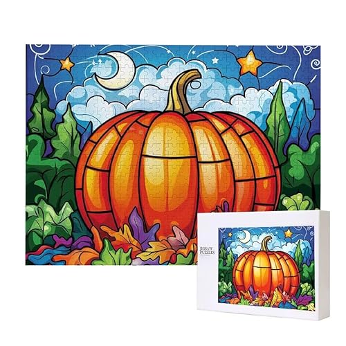 Kürbis Puzzle 3000 Teile Puzzles Erwachsene, Helle und farbenfrohe Puzzles, Indoor-Puzzle-Kreativspiel zur Entspannung von Erwachsenen und Erziehung oder als Geschenk I-523 von Glslmznq