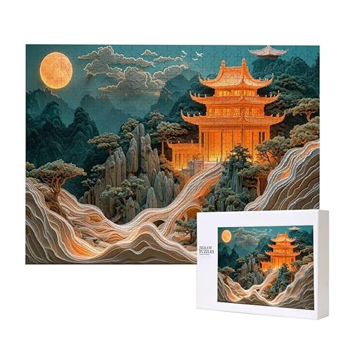 Landschaft Puzzle 2000 Teile Puzzles Erwachsene, Helle und farbenfrohe Puzzles, Indoor-Puzzle-Kreativspiel zur Entspannung von Erwachsenen und Erziehung oder als Geschenk I-150 von Glslmznq