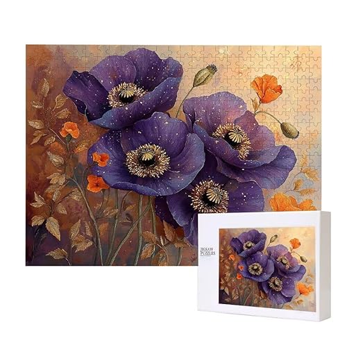 Lila Blume Puzzle 200 Teile Puzzles Erwachsene, Helle und farbenfrohe Puzzles, Indoor-Puzzle-Kreativspiel zur Entspannung von Erwachsenen und Erziehung oder als Geschenk I-807 Lila Blume Puzzle 200 Teile Puzzles Erwachsene, Helle und farbenfrohe Puzzles, Indoor-Puzzle-Kreativspiel zur Entspannung von Erwachsenen und Erziehung oder als Geschenk I-807 von Glslmznq
