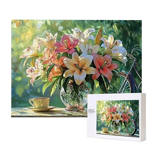 Lilie Puzzle 3000 Teile Puzzles Erwachsene, Helle und farbenfrohe Puzzles, Indoor-Puzzle-Kreativspiel zur Entspannung von Erwachsenen und Erziehung oder als Geschenk I-15 von Glslmznq