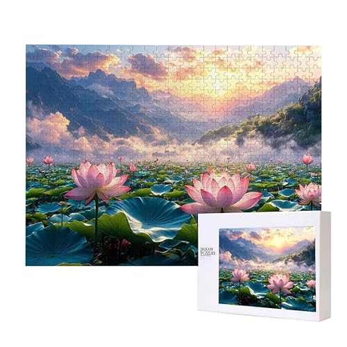 Lotus Teich Landschaft Puzzle 1500 Teile Puzzles Erwachsene, Helle und farbenfrohe Puzzles, Indoor-Puzzle-Kreativspiel zur Entspannung von Erwachsenen und Erziehung oder als Geschenk I-255 Lotus Teich Landschaft Puzzle 1500 Teile Puzzles Erwachsene, Helle und farbenfrohe Puzzles, Indoor-Puzzle-Kreativspiel zur Entspannung von Erwachsenen und Erziehung oder als Geschenk I-255 von Glslmznq