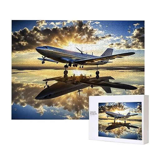 Luftfahrzeuge Puzzle 300 Teile Puzzles Erwachsene, Helle und farbenfrohe Puzzles, Indoor-Puzzle-Kreativspiel zur Entspannung von Erwachsenen und Erziehung oder als Geschenk I-144 von Glslmznq