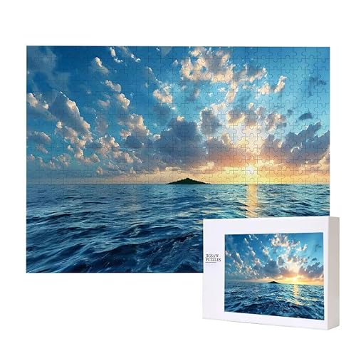 Meer Puzzle 3000 Teile Puzzles Erwachsene, Helle und farbenfrohe Puzzles, Indoor-Puzzle-Kreativspiel zur Entspannung von Erwachsenen und Erziehung oder als Geschenk I-69 von Glslmznq
